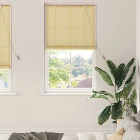 vidaXL Persianas e Sombras de Janela Natural 90 x 220 cm Bambu