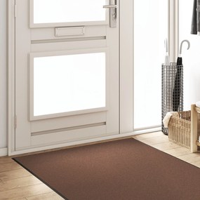 Capacho Retangular vidaXL Castanho 120x400 cm