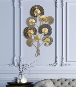 PAINEL DE PAREDE DE FERRO 3D  WEB -C- CM 63,5X4X109,5CM MULTICOLOR