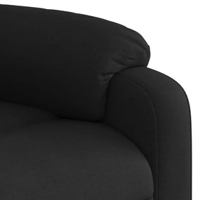 Poltrona reclinável elevatória tecido preto