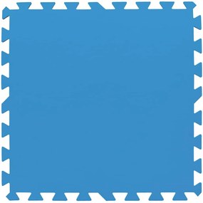 Protetores para pisos de piscinas 8 pcs azul 58220