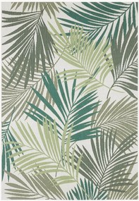 Tapete para interior e exterior com padrão de folhas Vai