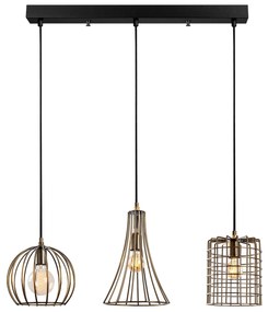 Candeeiro Chandelier Teltrio – Antique – 91 x 25 x 49-129 cm