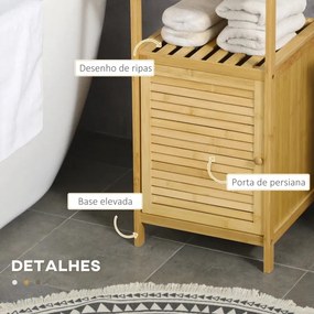 Armário de Apoio Cabah em Bambu - Design Natura