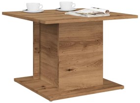 Mesa centro 55,5x55,5x40cm derivados madeira carvalho artisiano