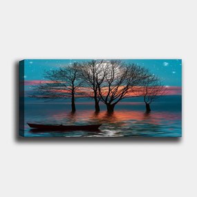 Pintura Decorativa em Tela YTY103234329560 – Multicolor – 30 x 80 cm