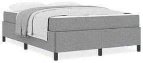 Cama Box Cinza claro, Preto 140 x 200 cm