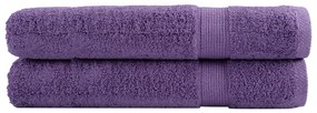 Toalhas premium SOLUND 2 pcs 100x200 cm 600 gsm roxo