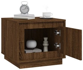 Mesa de centro 51x50x44 cm derivados madeira carvalho castanho