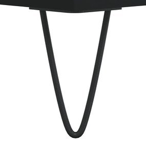 Mesa de centro 55x55x36,5 cm derivados de madeira preto