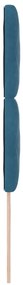 Cabeceira Design Blocos em Diamante Azul Escuro 90 cm Veludo