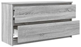 Móvel de TV 100x35x54 cm derivados de madeira cinzento sonoma