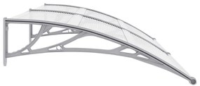 Toldo de porta 200x100 cm PC cinzento