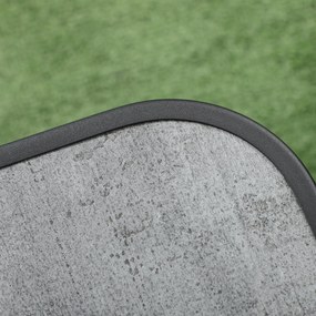 Conjunto de Móveis de Jardim 3 Peças Móveis de Exterior Incluí 2 Poltr