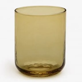 Pack De 4 Copos 39,5 Cl Em Vidro Leomie Amarelo Mel - Sklum