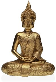 Figura Decorativa Versa Dourado Buda 12 X 29 X 21 cm Resina