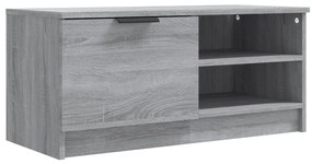 Armários TV 2pcs 80x35x36,5cm madeira proc. cor sonoma cinzento