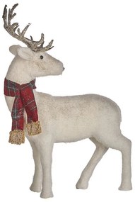 Figura decorativa, MUSTOLA, branco, 51 cm Beliani
