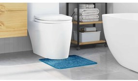 Tapete de Banho U-Shaped Azul 50x50 cm Polipropileno Antiderrapante