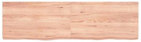 Prateleira de parede 140x40x(2-6) cm carvalho tratado castanho