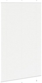 Branco Plissada Cega 115x200cm Largura Tecido 114,4cm Poliéster