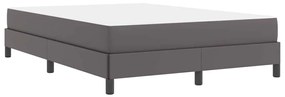 Cama Outros Cinzeto 140 x 200 cm Couro sintético
