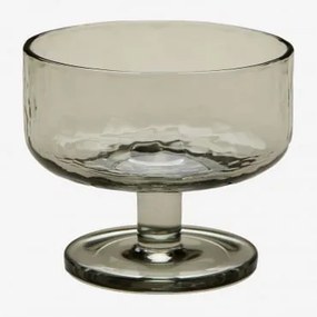 Pack De 4 Copos De Cocktail 33 Cl Em Vidro Leomie Cinza Agata - Sklum