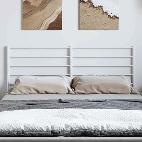 Cabeceira de cama 150 cm metal branco