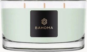 Vela perfumada com três pavios Bahoma (prímula, madeira de âmbar)