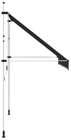 Toldo retrátil manual 300 cm antracite