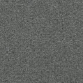 Sofá-cama 90x190 cm tecido cinzento-escuro