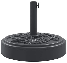 Base de guarda-sol para postes de Ø38/48 mm 25 kg redondo