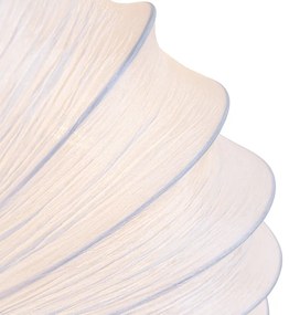 Lâmpada de teto design seda branca 60 cm 5-luz - Plu Design