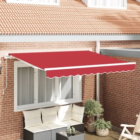 Tecido de substituição do toldo para estrutura de 2,5x2 m Vermelho