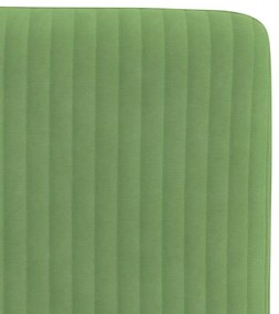 Cadeiras de jantar 4 pcs veludo verde-claro