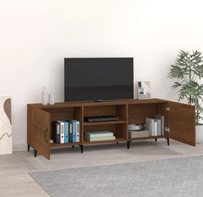 Móvel de TV 150x30x50 cm derivados de madeira carvalho castanho