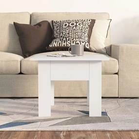 Mesa de centro 55x55x42cm derivados de madeira branco