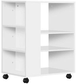 Vinsetto Armário para Impressora Móvel Auxiliar de Escritório com Roda