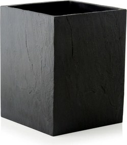 Papeleira Preta 19,5 x 19,5 x 25 cm para Escritório e Casa