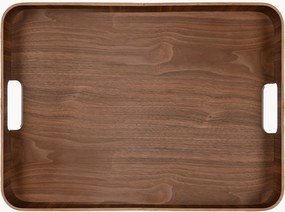 Prato de servir em madeira de nogueira Hanna