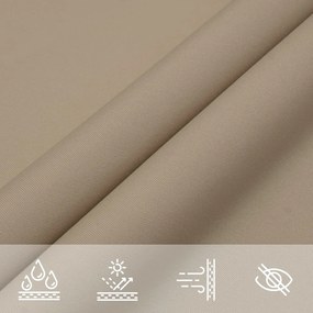 Para-sol vela tecido oxford triangular 4,5x4,5x4,5 m cinza-ac.