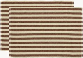 Individuais de mesa Statement Stripe, conjunto de 2