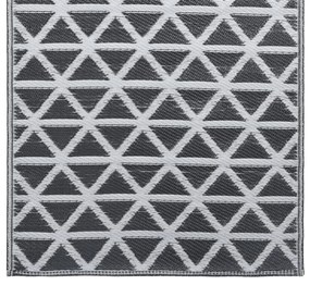 Tapete de exterior 80x150 cm ARAKIL PP preto