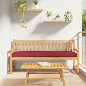vidaXL Capa de Palete para Banco Bordô 180x40x8 cm em Tecido Oxford