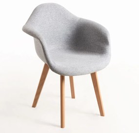 Cadeira Belu Tecido - Cinza