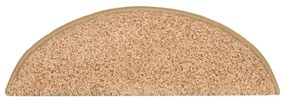 Tapete/carpete para degraus 15 pcs 56x17x3 cm dourado