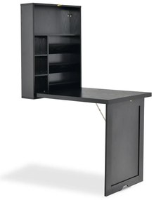 Estante aberta de 3 níveis, 8 cubos, prateleiras de chão, armário de exposição - cinza