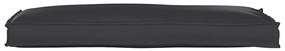 Almofada para Palete Preta 110x40x8 cm em Tecido Oxford