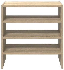 Sapateiras 2 pcs empilháveis 60x30x30,5 cm carvalho sonoma