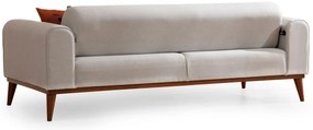 Sofá-cama de 3 Lugares Cofi – Creme – 222x90x80 cm